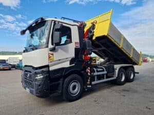RENAULT C440 BENNE + GRUE