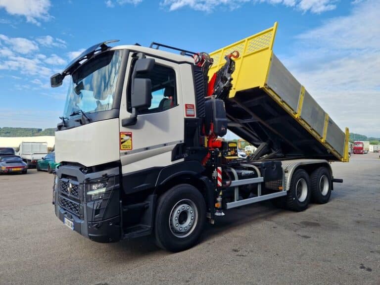RENAULT C440 BENNE + GRUE