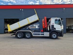 RENAULT C440 BENNE + GRUE