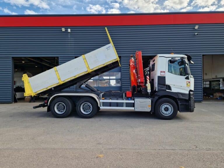 RENAULT C440 BENNE + GRUE