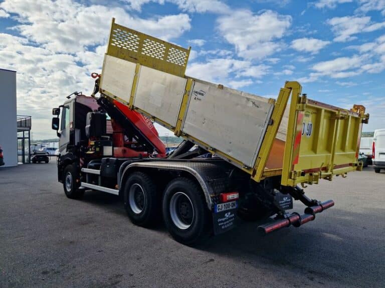 RENAULT C440 BENNE + GRUE