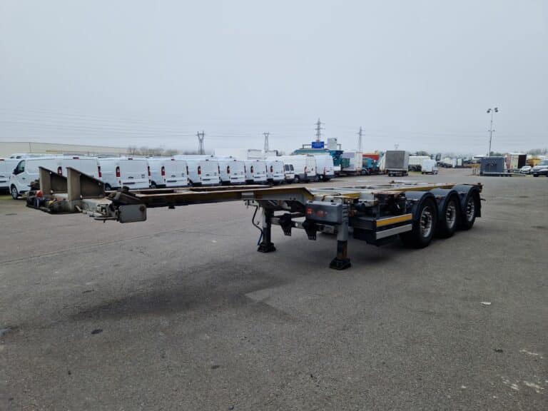 LECITRAILER PORTE CONTAINERS MULTIPOSITIONS