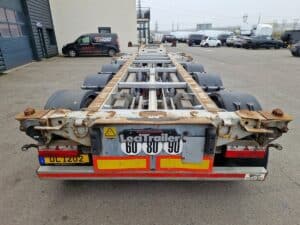 LECITRAILER PORTE CONTAINERS MULTIPOSITIONS