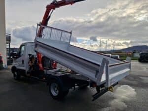 IVECO DAILY 35-160 TIPPER + REMOTE-CONTROLLED CRANE + HYDRAULICS