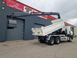 RENAULT K440 Double-Tipper + Crane