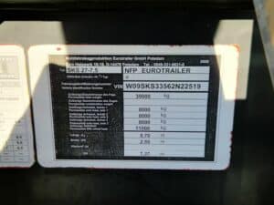 NFP EUROTAILER BENNE ACIER 27m3