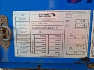 SCHMITZ TAUTLINER FOSSO PARA BOBINAS