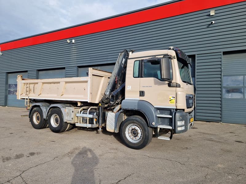 MAN TGS 26.360 Tipper + Crane
