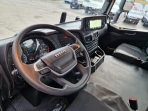IVECO X-WAY 480 BI-BENNE + GRUE / INTARDER