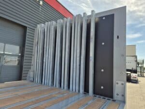 LECITRAILER PLATEAU TWISTLOCKS EXTENSIBLE