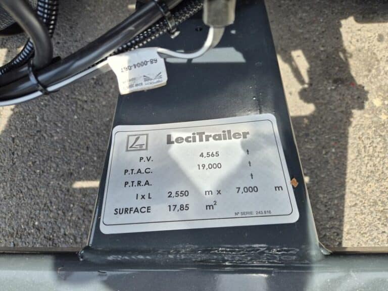 LECITRAILER PORTE CAISSON