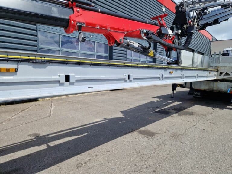 MAN TGS 33.510 + FAYMONVILLE PLATEAU RIDELLES EXTENSIBLE