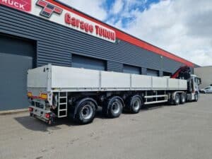 MAN TGS 33.510 + FAYMONVILLE PLATEAU RIDELLES EXTENSIBLE