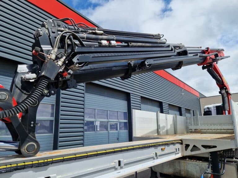 MAN TGS 33.510 + FAYMONVILLE PLATEAU RIDELLES EXTENSIBLE