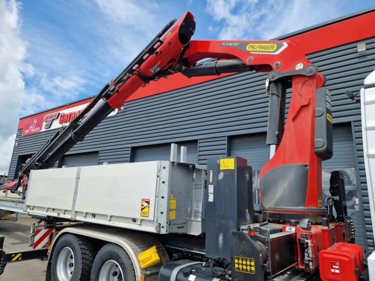 MAN TGS 33.510 + FAYMONVILLE PLATEAU RIDELLES EXTENSIBLE